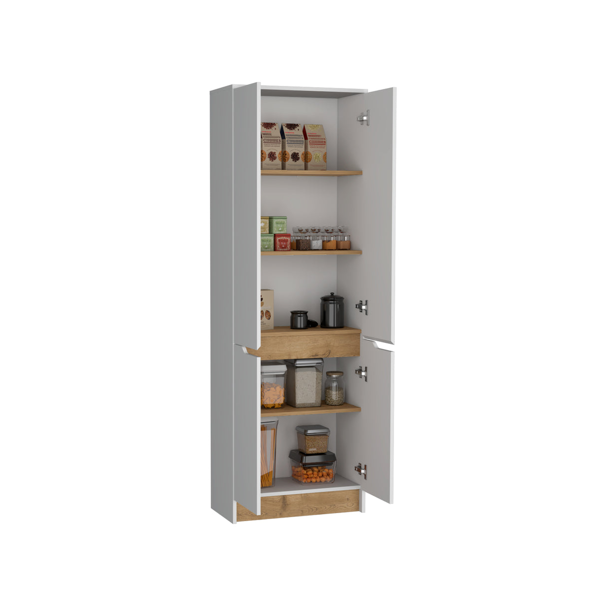 Alacena Soler Blanco 60x180cm 4 Puertas - Alacenas y Muebles Microondas | Bylmo