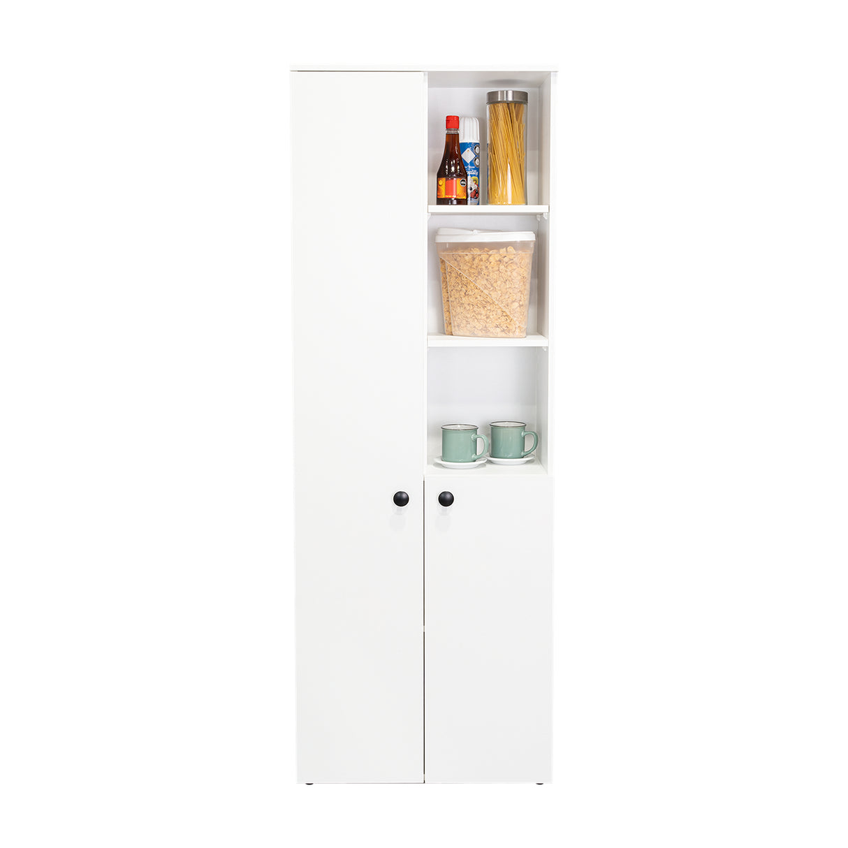 Alacena Konik Blanco 60x170cm 2 Puertas - Alacenas y Muebles Microondas | Bylmo