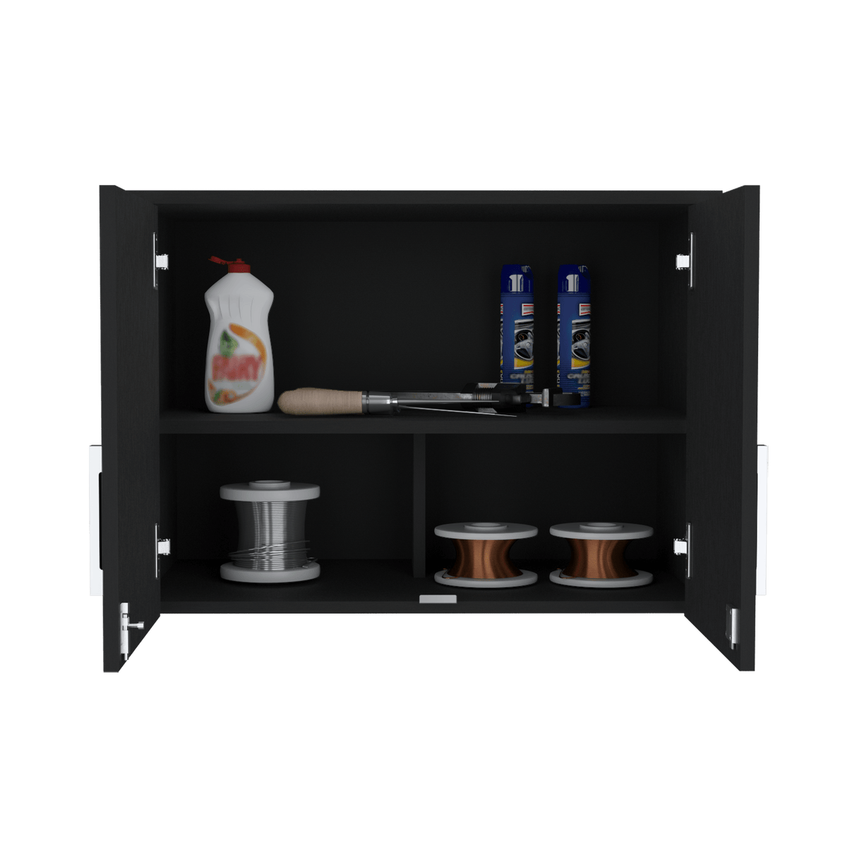 Mueble Auxiliar Basic Wengue 70x50cm con Entrepaño - Barras y Muebles Auxiliares | Bylmo