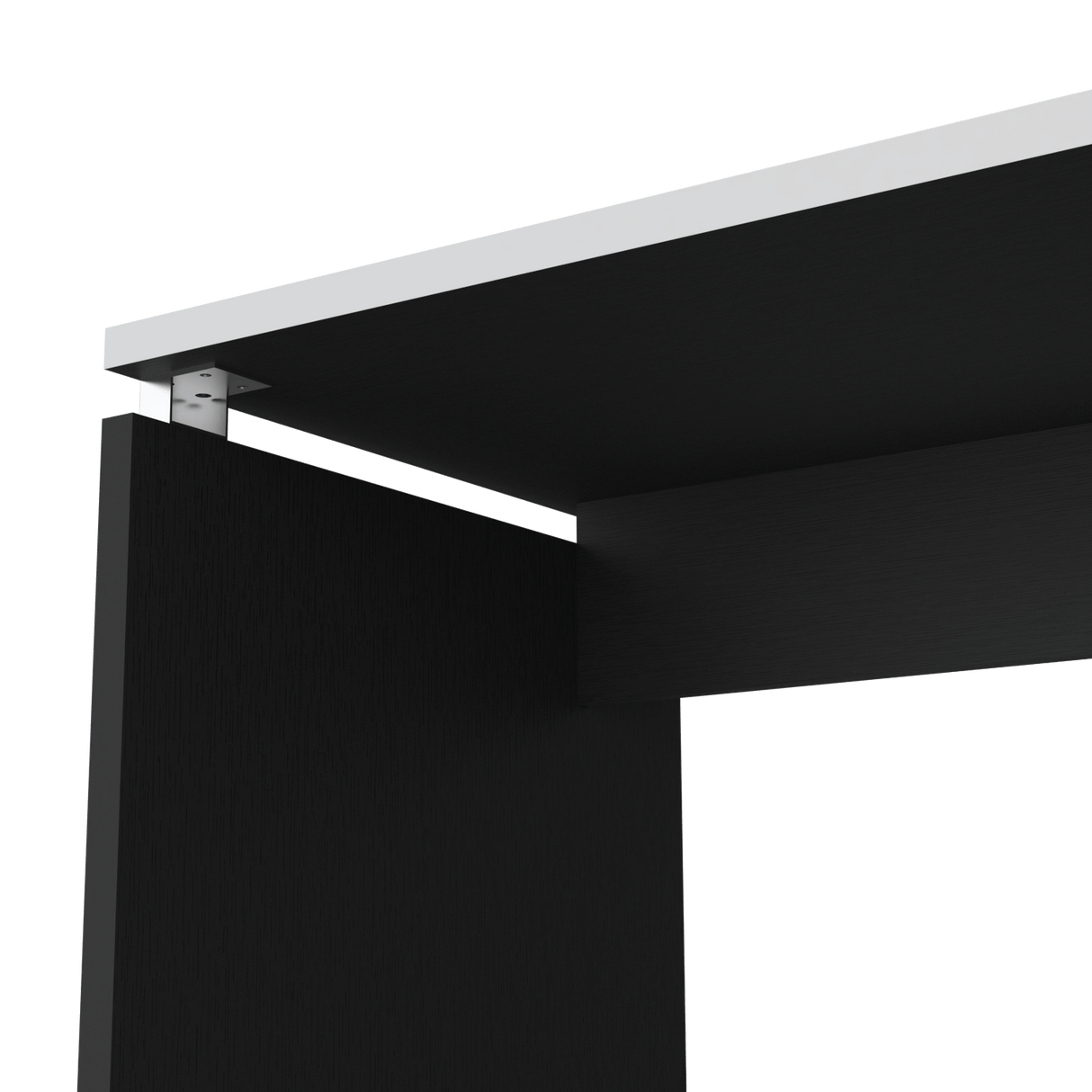 Escritorio Rookie Wengue 120x75cm con Bordes Blancos - Escritorios | Bylmo