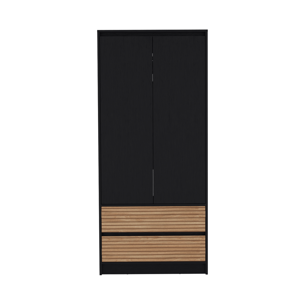Closet Austin Wengue 80x180cm con Dos Cajones - Closets | Bylmo