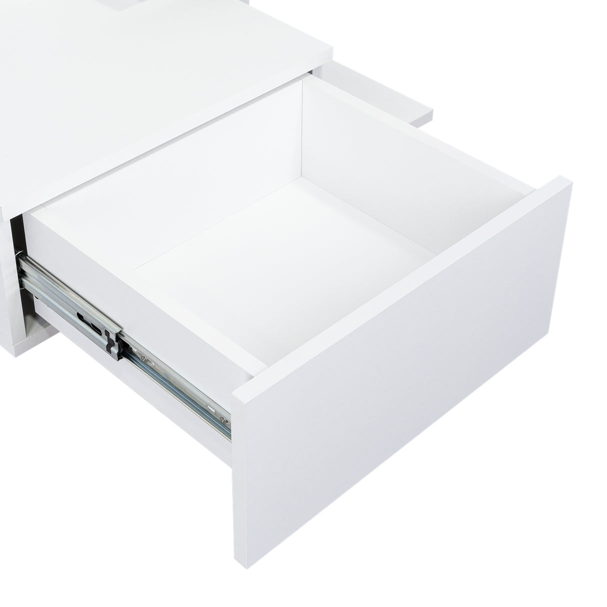 Recibidor Vienna Blanco 60.1x91.95cm con Espejo - Bifes y Arrimos | Bylmo