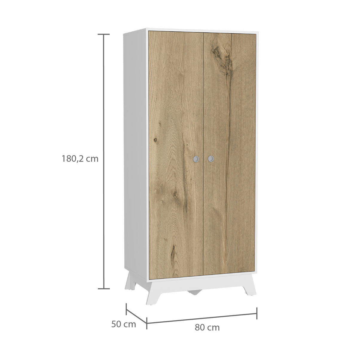 Closet Zeta Duna 80x180.2cm con Dos Cajones - Closets | Bylmo