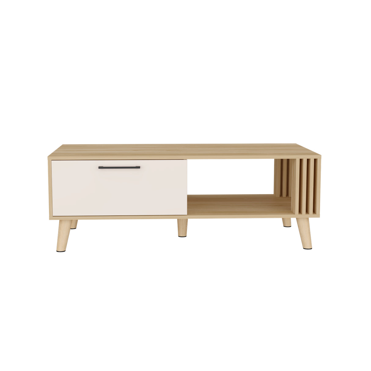 Mesa de Centro Vance Capri 120x43cm con Compartimiento - Mesas de Centro | Bylmo