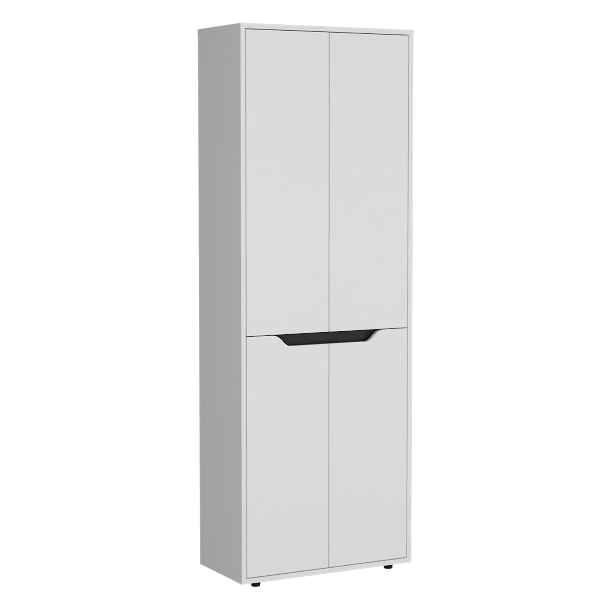 Alacena Herring Blanco 60x179cm de Pared con Cuatro Puertas - Alacenas y Muebles Microondas | Bylmo
