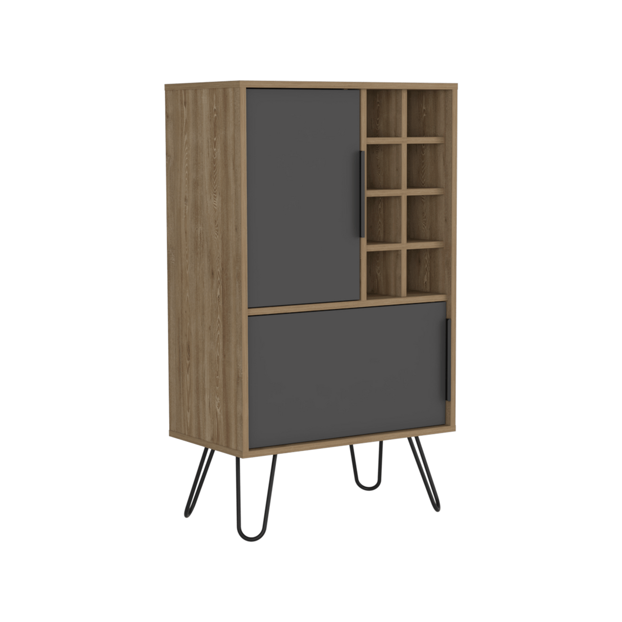 Bar Vegas Miel 60.9x104.1cm con Portabotellas - Bares | Bylmo