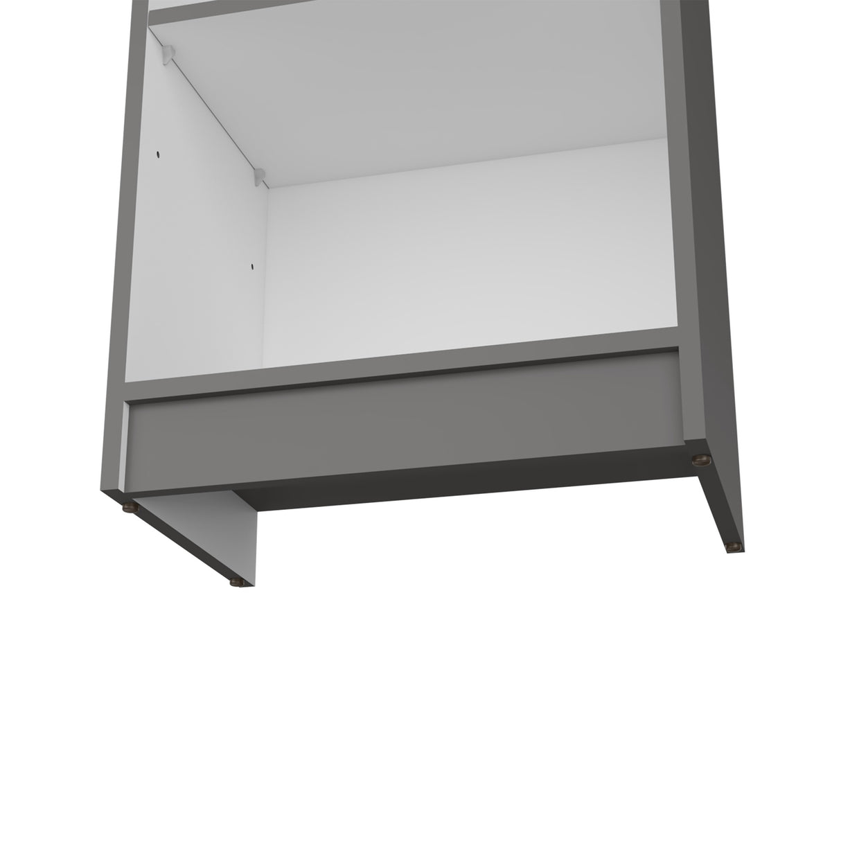 Biblioteca Home XS Plomo 45x180.6cm con Cuatro Entrepaños - Bibliotecas y Estanterías | Bylmo