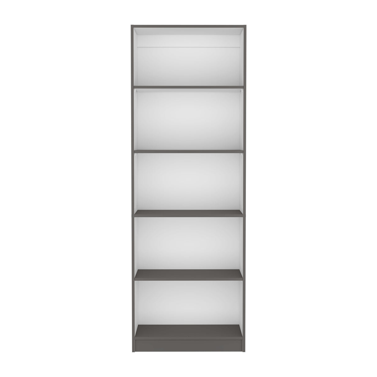 Estantería Home Plomo 62.8x180.6cm con Cuatro Entrepaños - Bibliotecas y Estanterías | Bylmo