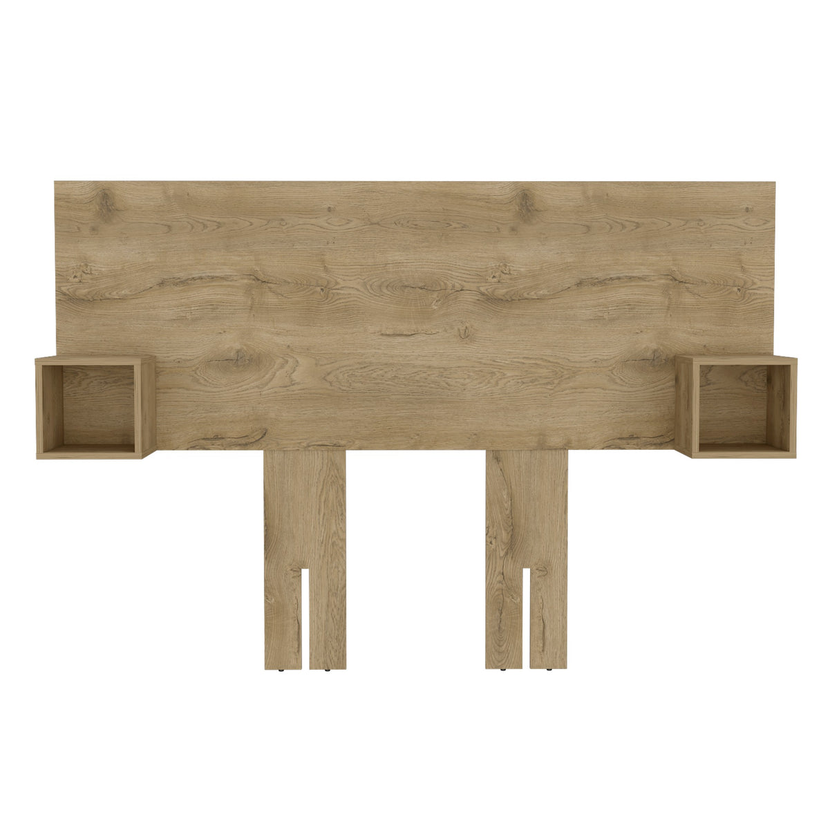 Cabecero Pinot Macadamia MDP 190.4x120cm Ajustable con Dos Mesas de Noche Minimalistas - Cabeceros | Bylmo