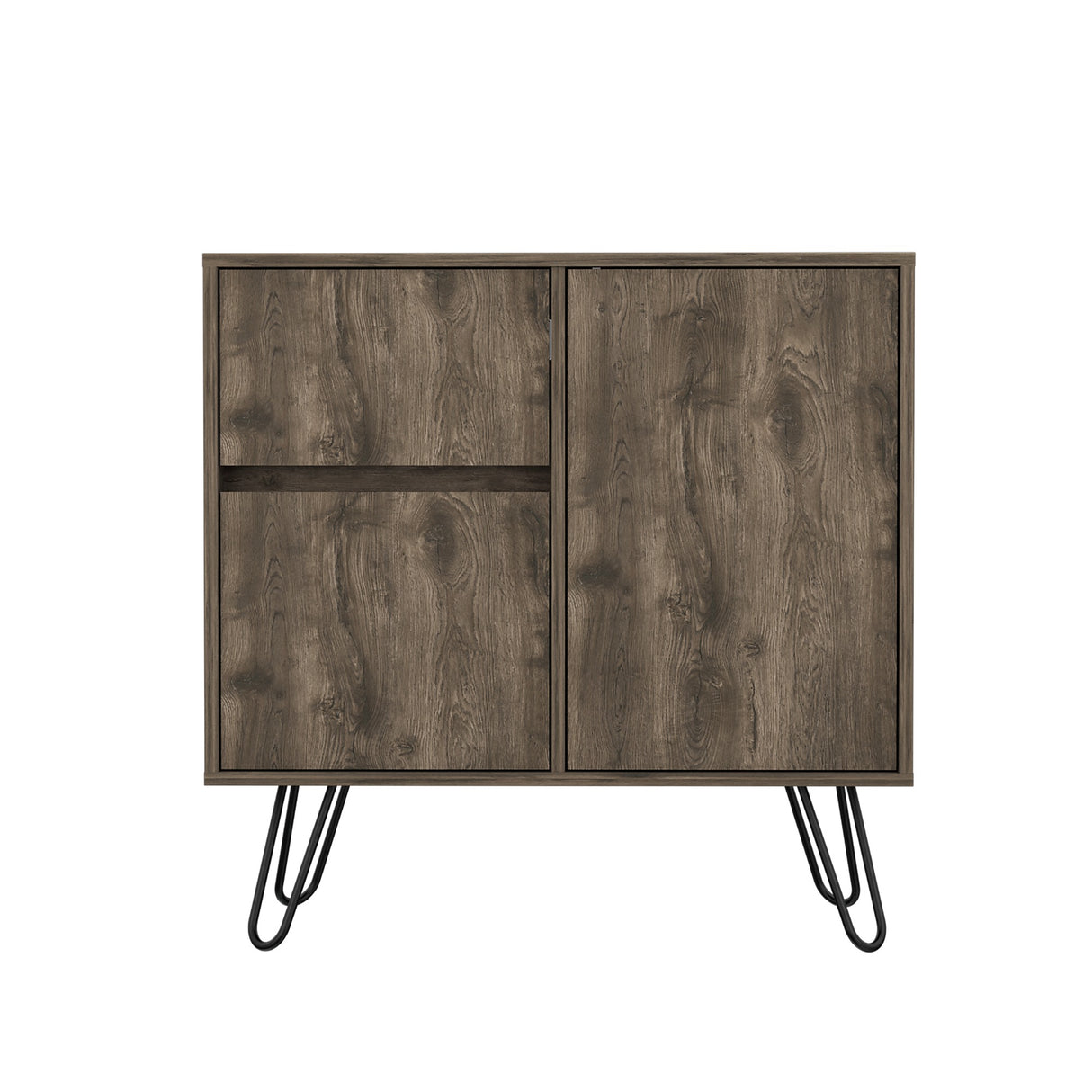 Aparador Zeta Bellota 80x80cm con Tres Cajones y Patas - Cajoneras y Comodas | Bylmo