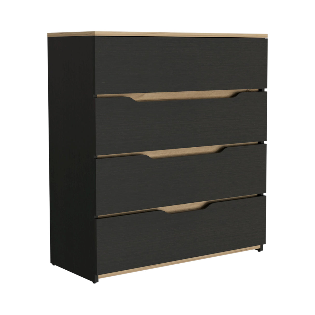 Cómoda Zoe Wengue 80x89cm con Tres Cajones - CAJONERAS Y COMODAS | Bylmo