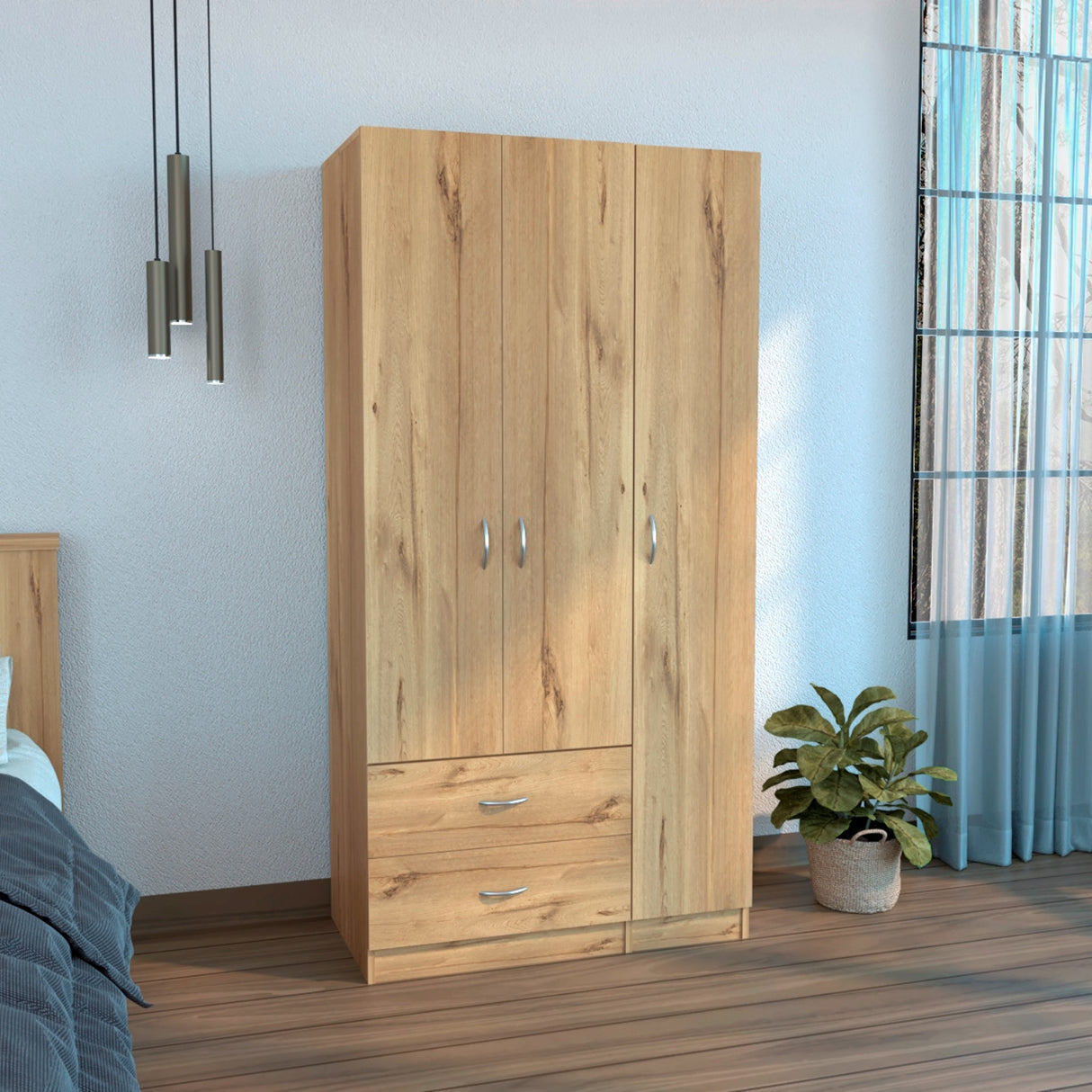 Closet Austral Duna 90x180 cm con Dos Cajones - Closets | Bylmo
