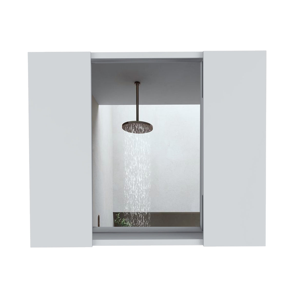 Gabinete Baño Artemisa Blanco 60x49.9cm con Cuatro Entrepaños - Gabinetes de Baño | Bylmo