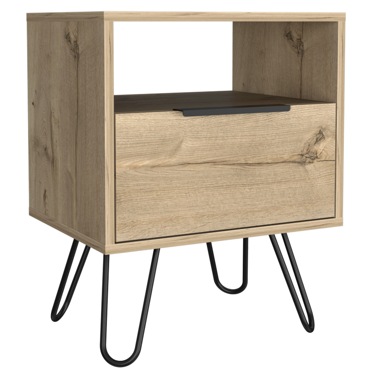 Mesa de Noche Augusta Duna 45x57cm con Un Cajón - Mesas de Noche | Bylmo