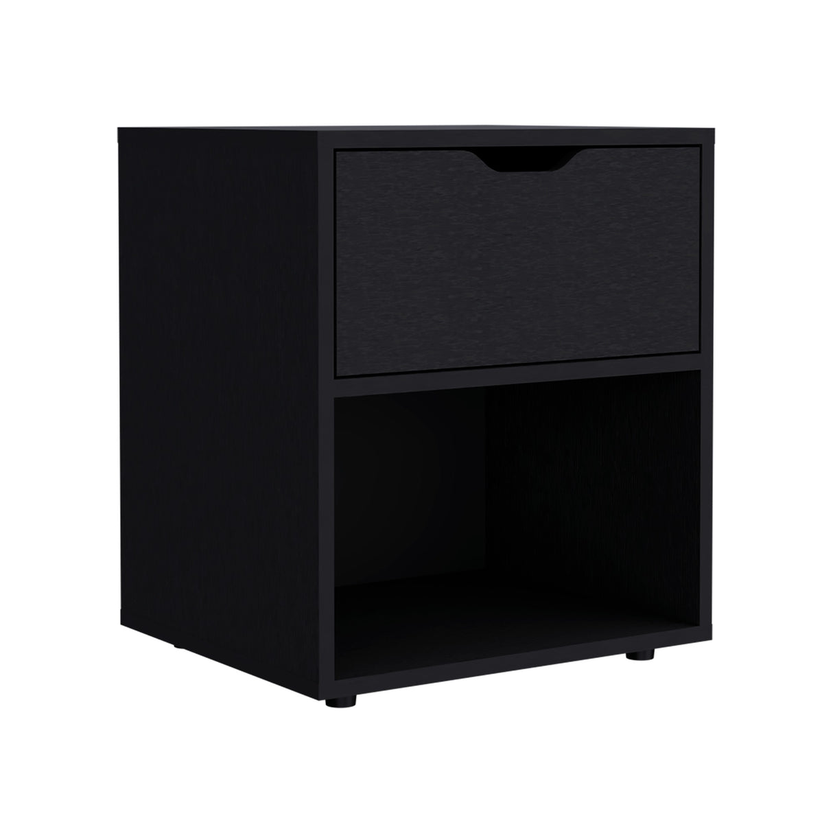 Mesa de Noche Aberdeen Wengue 43.2x50cm con Un Cajón - Mesas de Noche | Bylmo