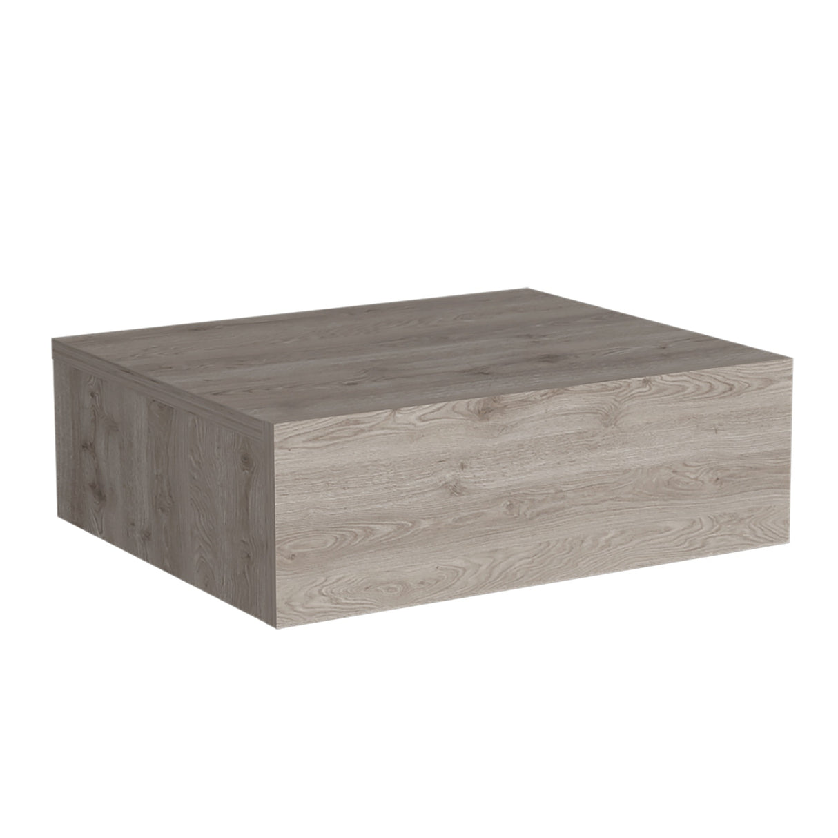 Mesa de Noche Milano Ceniza 40x13cm Flotante con Un Cajón - Mesas de Noche | Bylmo
