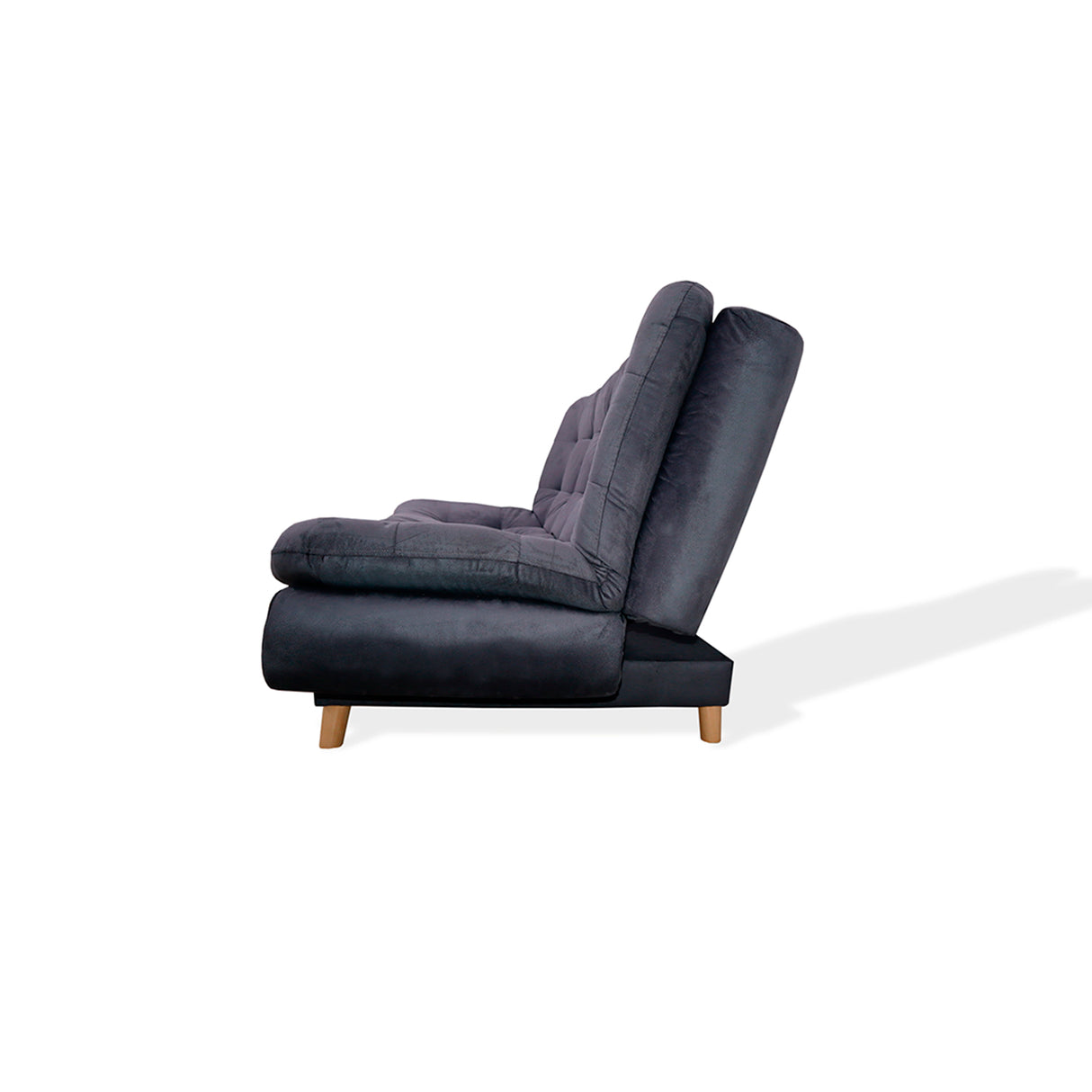 Sofá Cama Meier Gris 175x90cm con Dos Cojines - Sofas y Poltronas | Bylmo