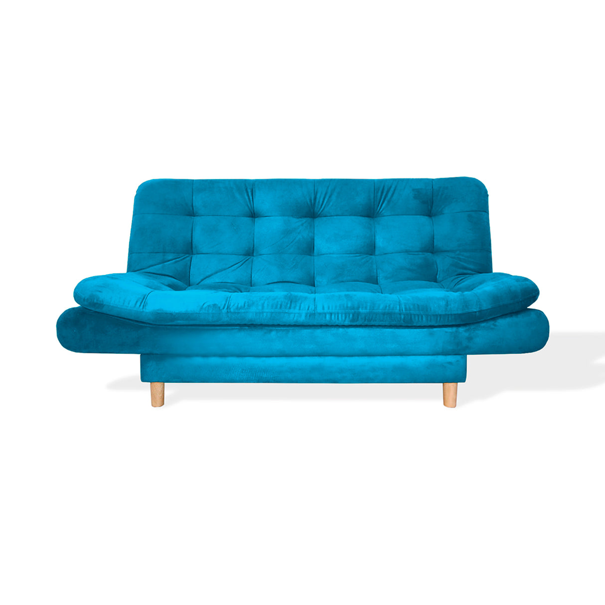 Sofá Cama Meier Turquesa 175x90cm con Dos Cojines - Sofas y Poltronas | Bylmo