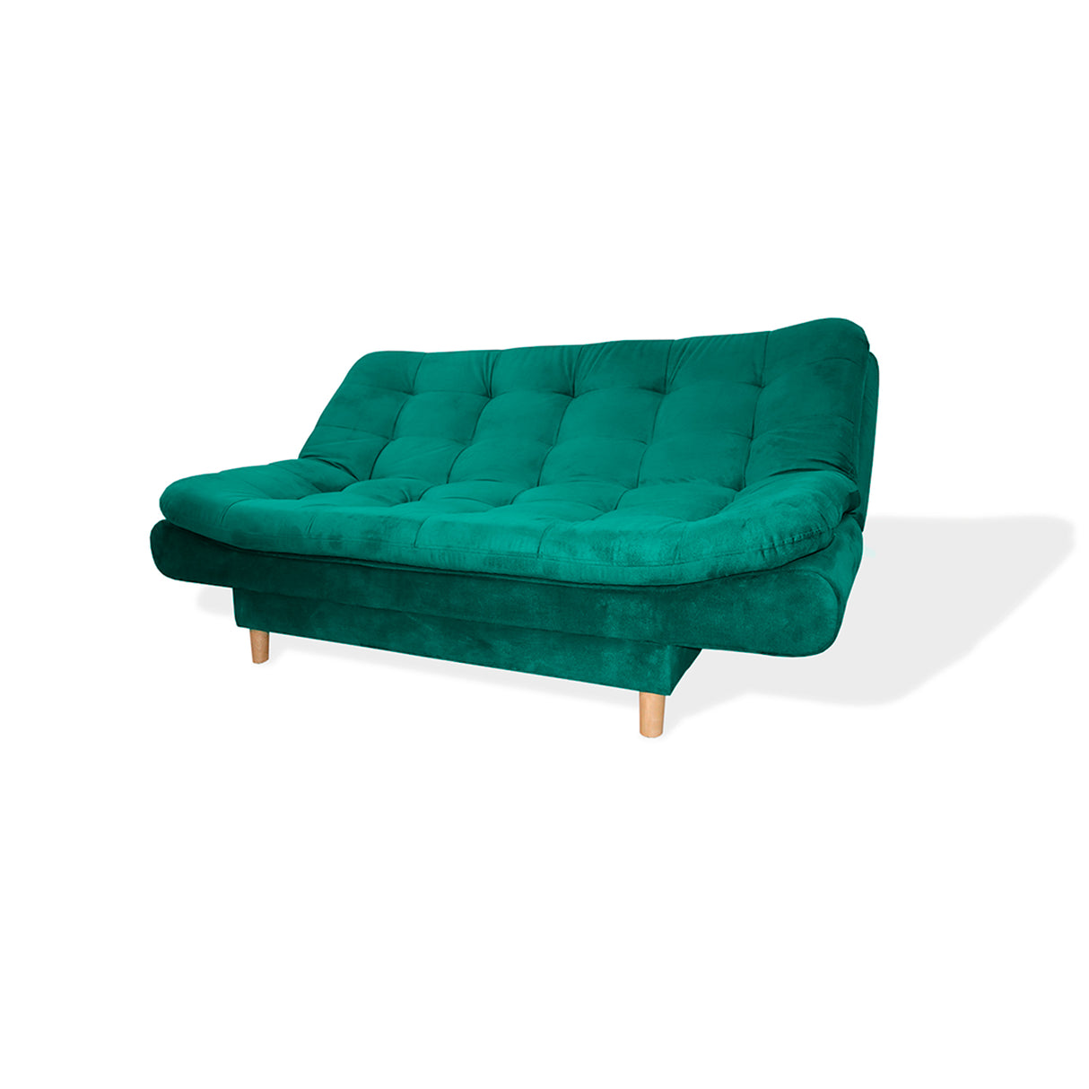 Sofá Cama Meier Verde 175x90cm con Dos Cojines - Sofas y Poltronas | Bylmo