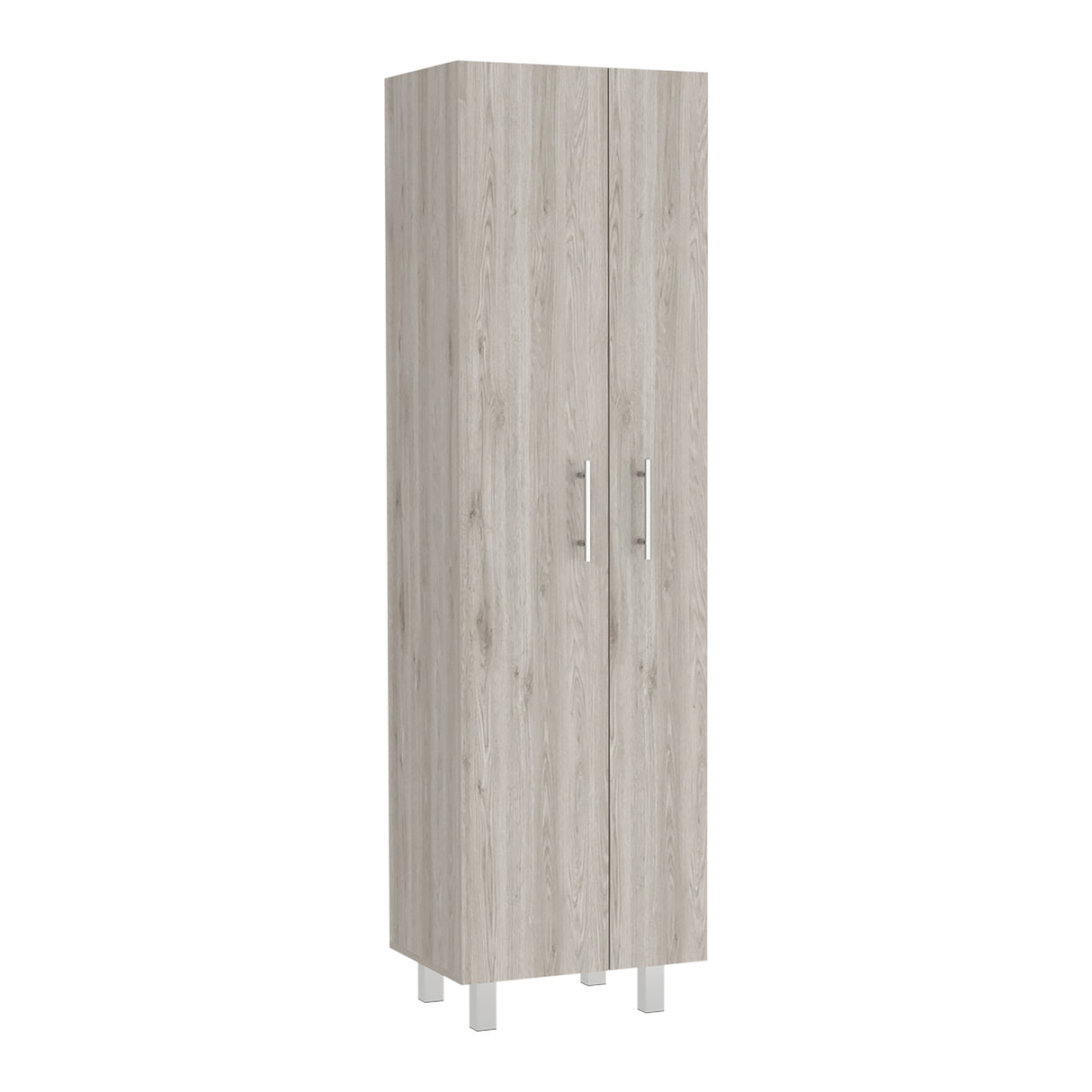 Organizador de Aseo Nala Ceniza 51.2x181.2cm con Colgadero de Escobas - Muebles de Aseo y Ropas | Bylmo