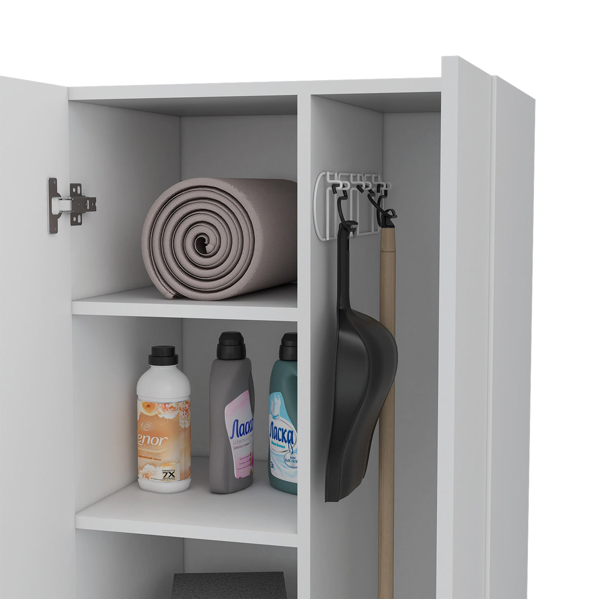 Organizador de Aseo Nala Blanco 51.2x181.2cm con Dos Puertas - Muebles de Aseo y Ropas | Bylmo