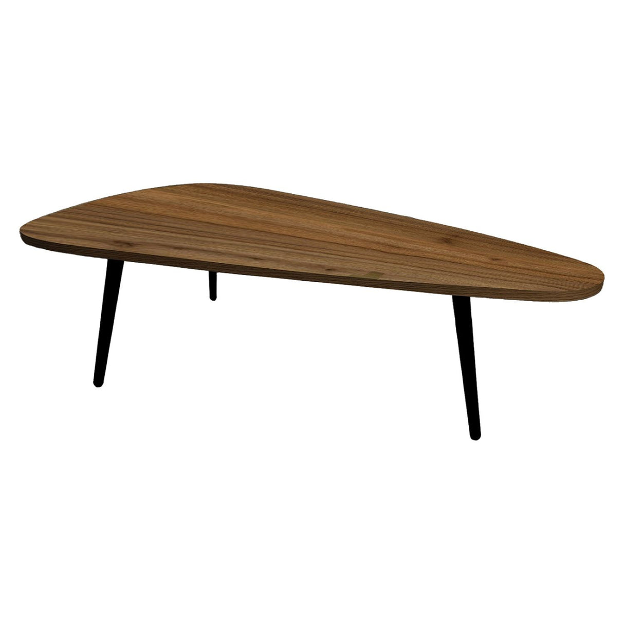 Mesa de Centro Gota 30x110cm Amaretto Triangular - Mesas de Centro | Bylmo