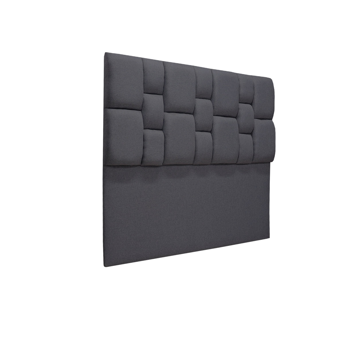 Cabecero de Piso Kramer Gris Oscuro 100x110cm Para Cama Sencilla - Cabeceros | Bylmo