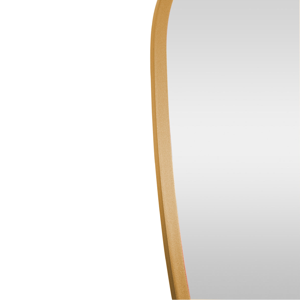 Espejo Niza Asimétrico Dorado 70x90cm con Marco en Madera MDF - Espejos Decorativos | Bylmo