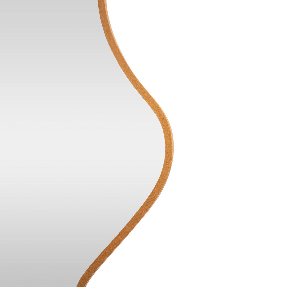 Espejo Moscú Asimétrico Dorado 80x120cm con Marco en Madera MDF - Espejos Decorativos | Bylmo