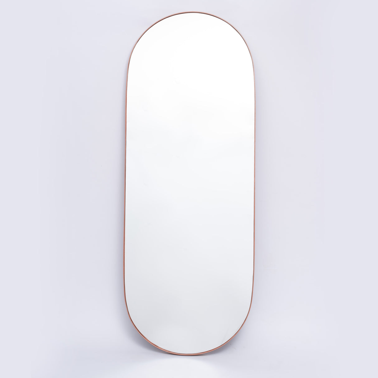 Espejo Visee Ovalado Cobre 80x180cm con Marco Metálico - Espejos Decorativos | Bylmo