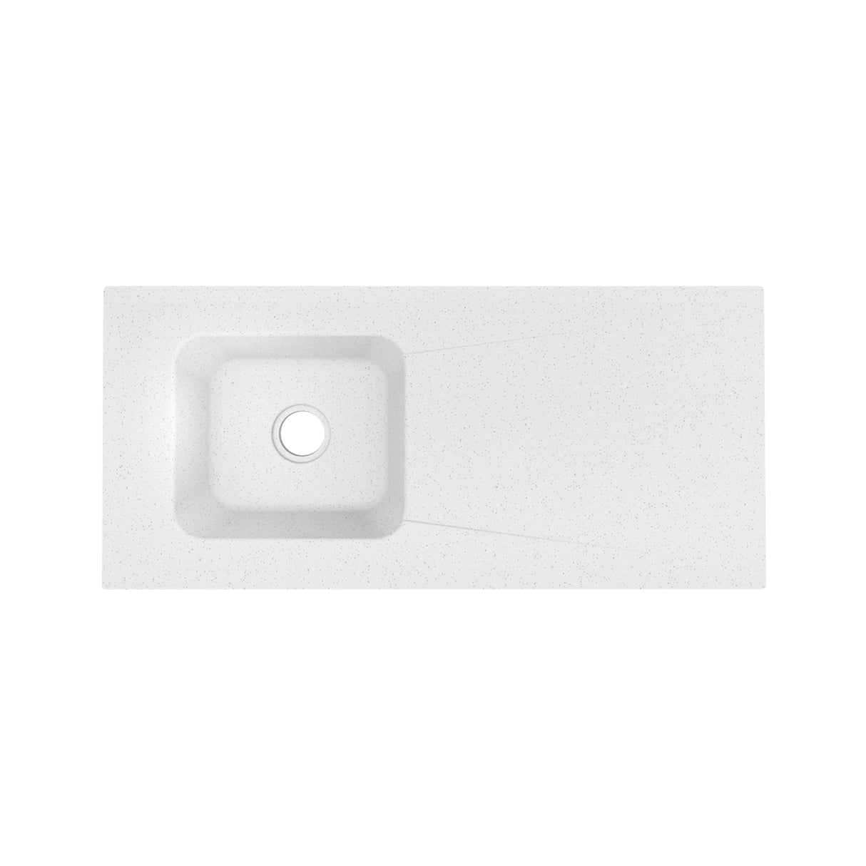 Mesón De Cocina Eco Granito Perla 120x16.4cm Con Pozuelo Para Lado Izquiedo - Mesones de Cocina | Bylmo