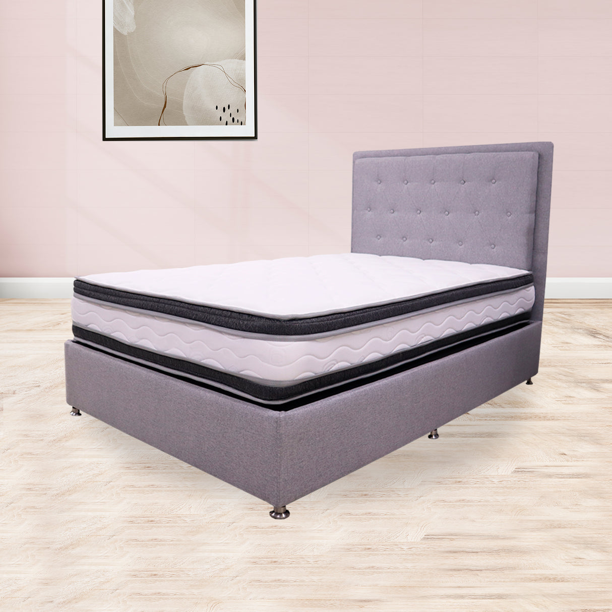 Colchón Blaser Medio Sencillo 100x190 cm Doble Faz - Colchones | Bylmo