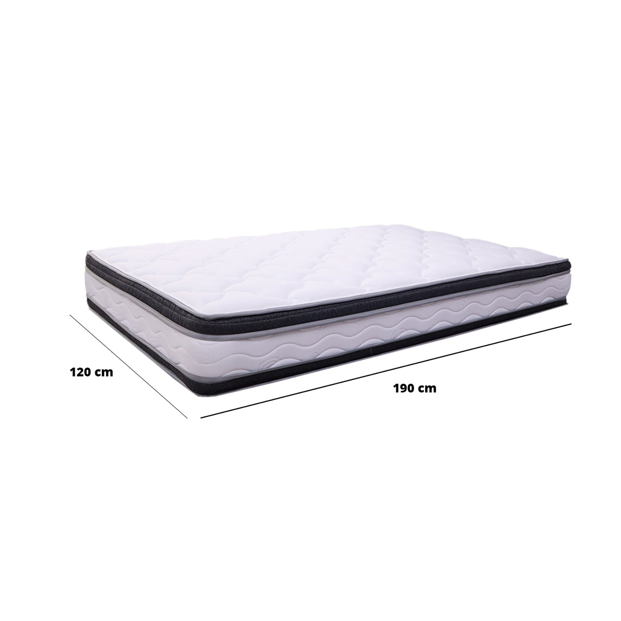 Colchón Blaser Medio Semidoble 120x190 cm Doble Faz - Colchones | Bylmo