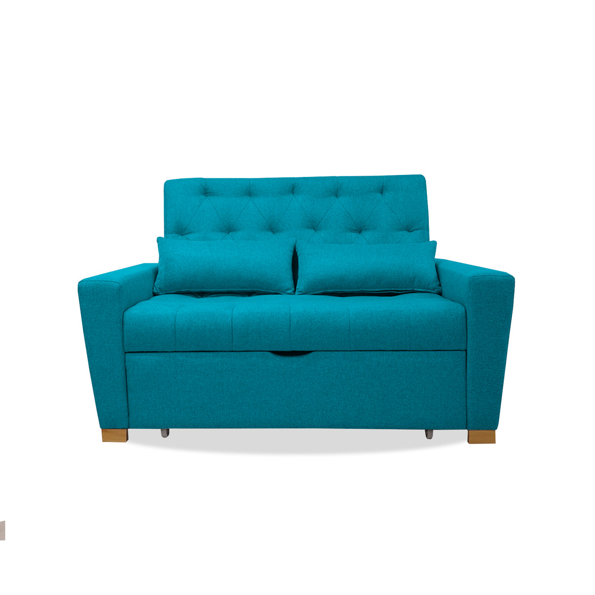 Sofacama Ackerman Turquesa 150x94cm de Dos Puestos - Sofas y Poltronas | Bylmo