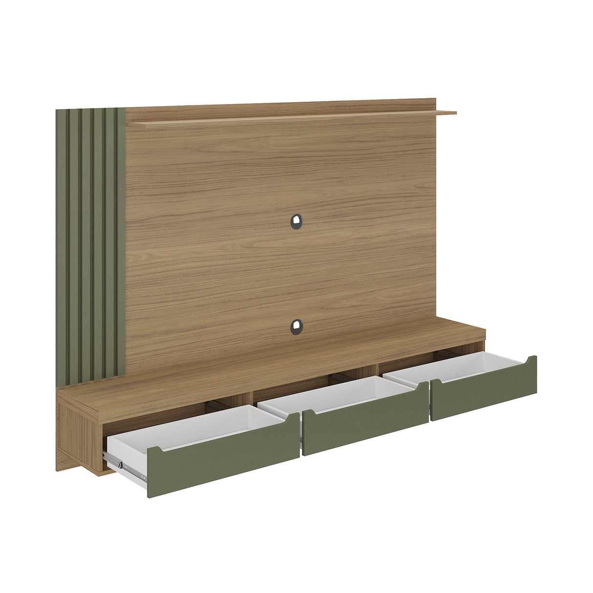 Panel de TV Presence Roble 207x22cm Para TV de 75 Pulgadas - Muebles de TV | Bylmo