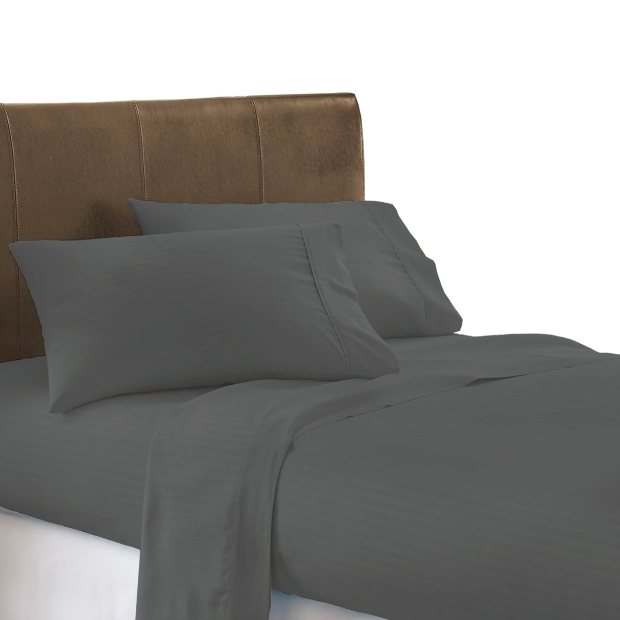 Edredón Ondino Gris Claro Gris Oscuro Para Cama King 200x190cm - Tendidos y Cubrelechos | Bylmo