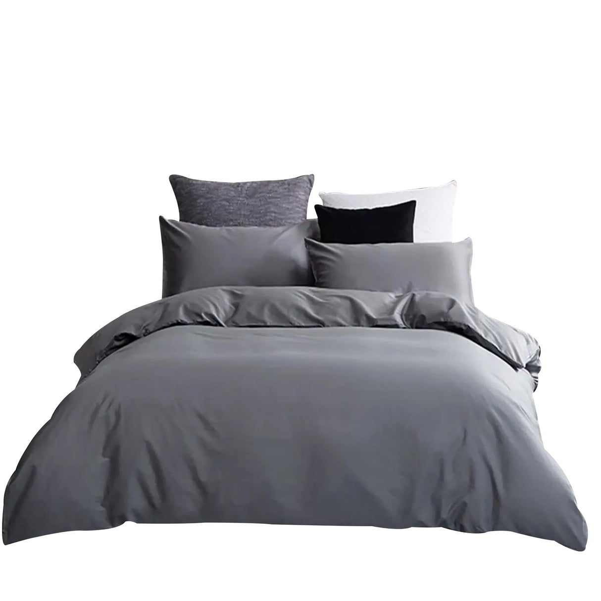 Duvet Lilis Gris Oscuro Para Cama King 200x190cm - Tendidos y Cubrelechos | Bylmo