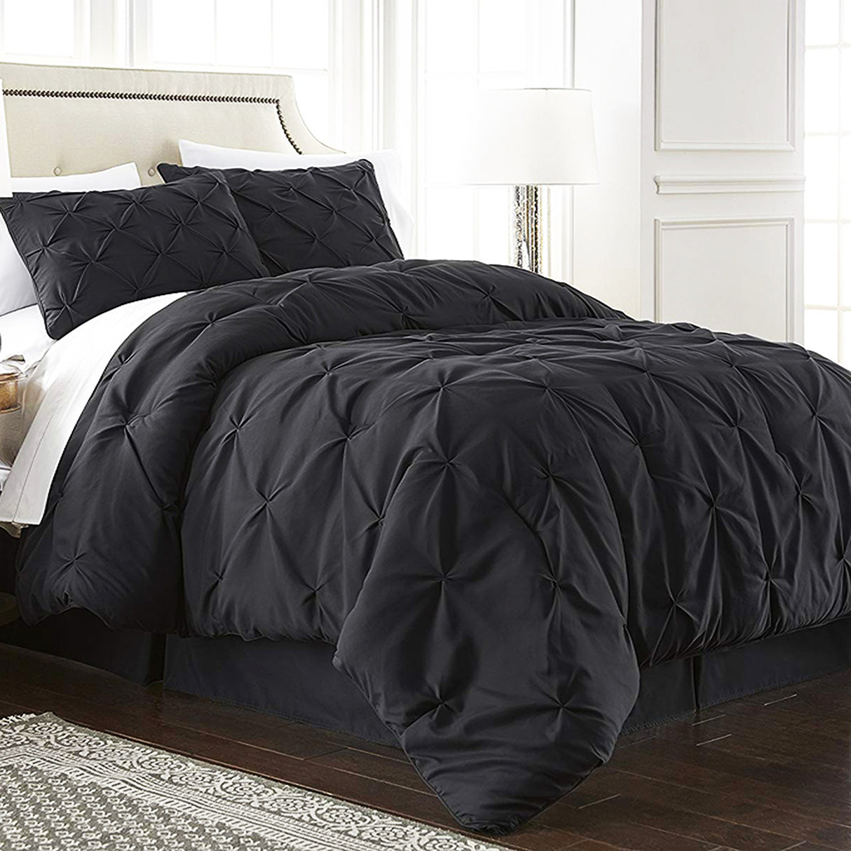 Duvet Duplux Negro Para Cama Semidoble 120x190cm - Tendidos y Cubrelechos | Bylmo