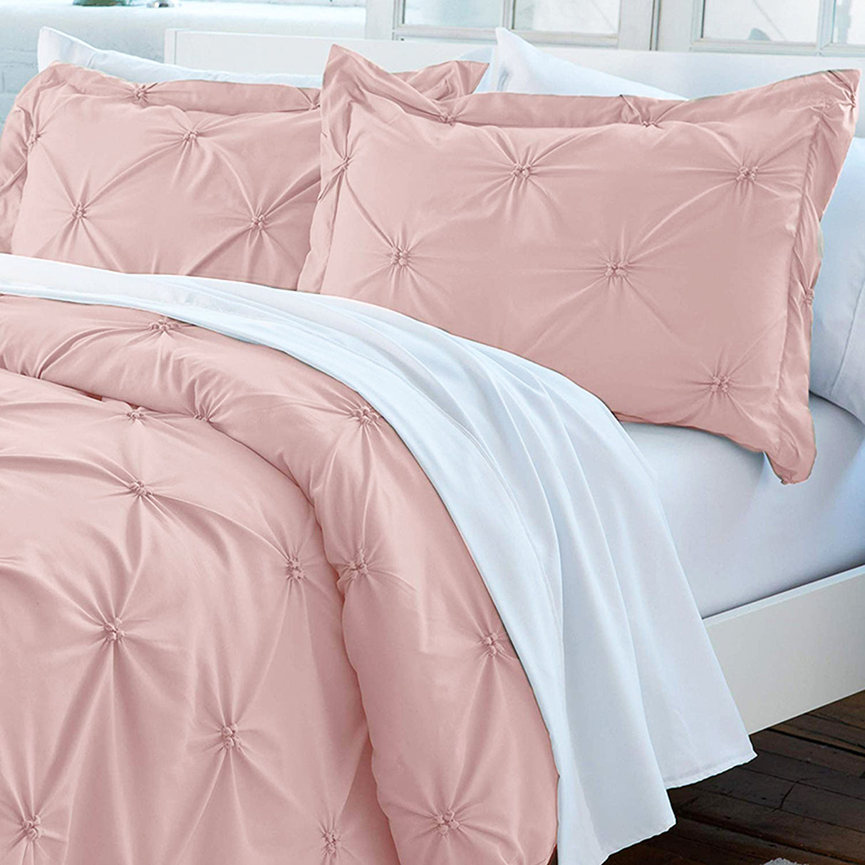 Duvet Duplux Rosado Para Cama Semidoble 120x190cm - Tendidos y Cubrelechos | Bylmo