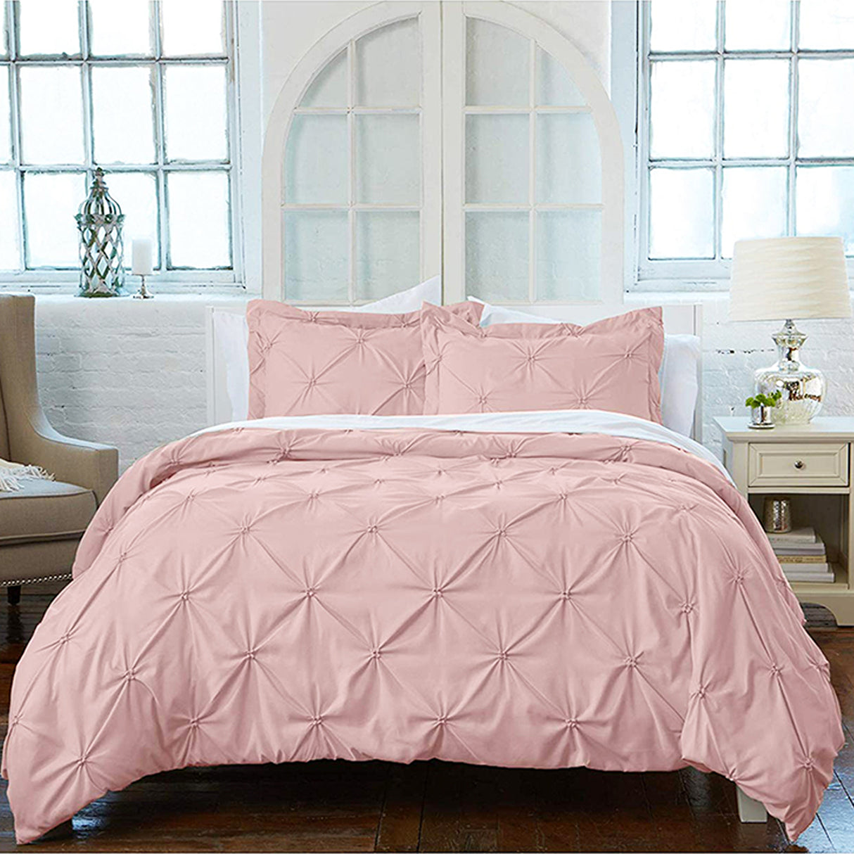 Duvet Duplux Rosado Para Cama King 200x190cm - Tendidos y Cubrelechos | Bylmo