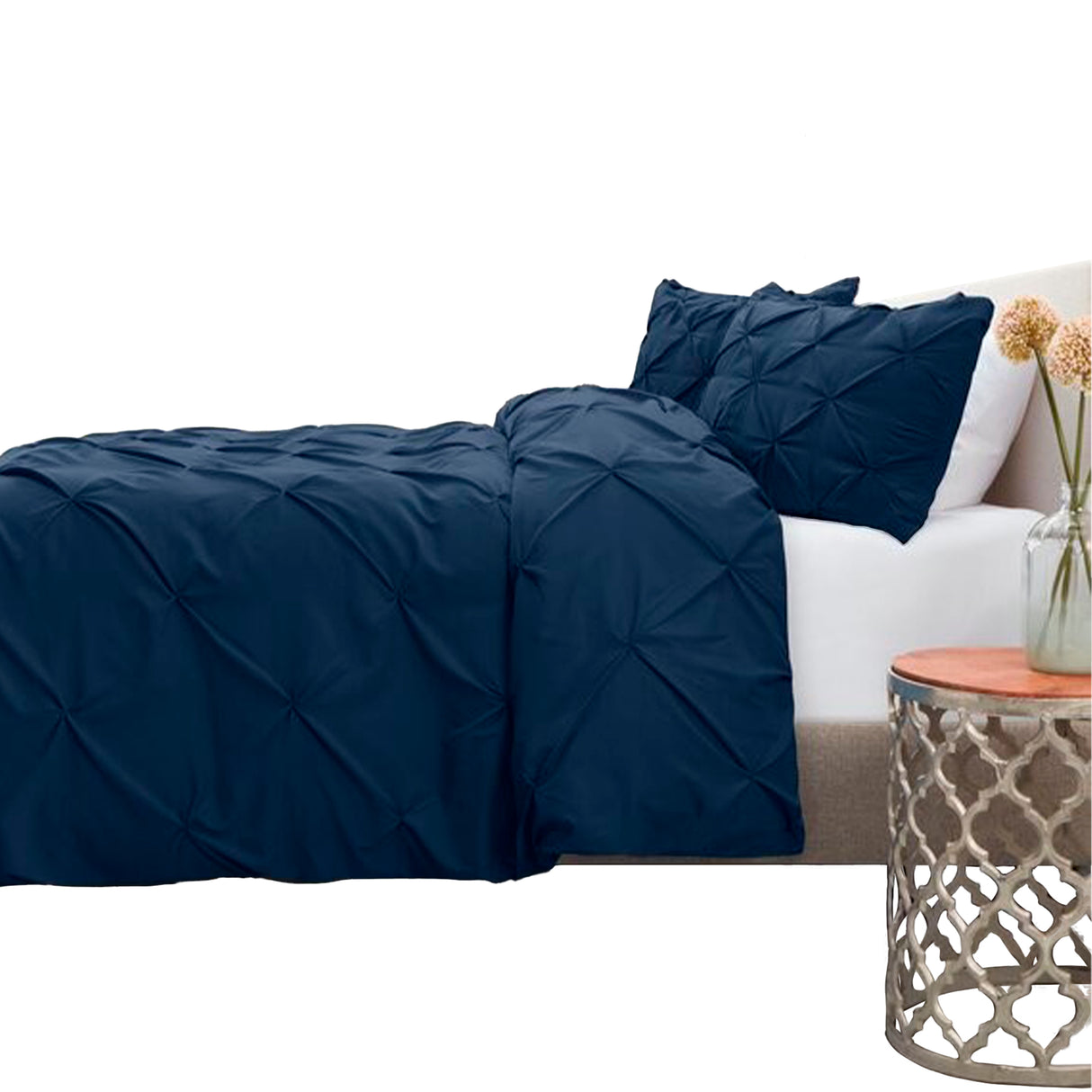 Duvet Duplux Azul Oscuro Para Cama Queen 160x190cm - Tendidos y Cubrelechos | Bylmo