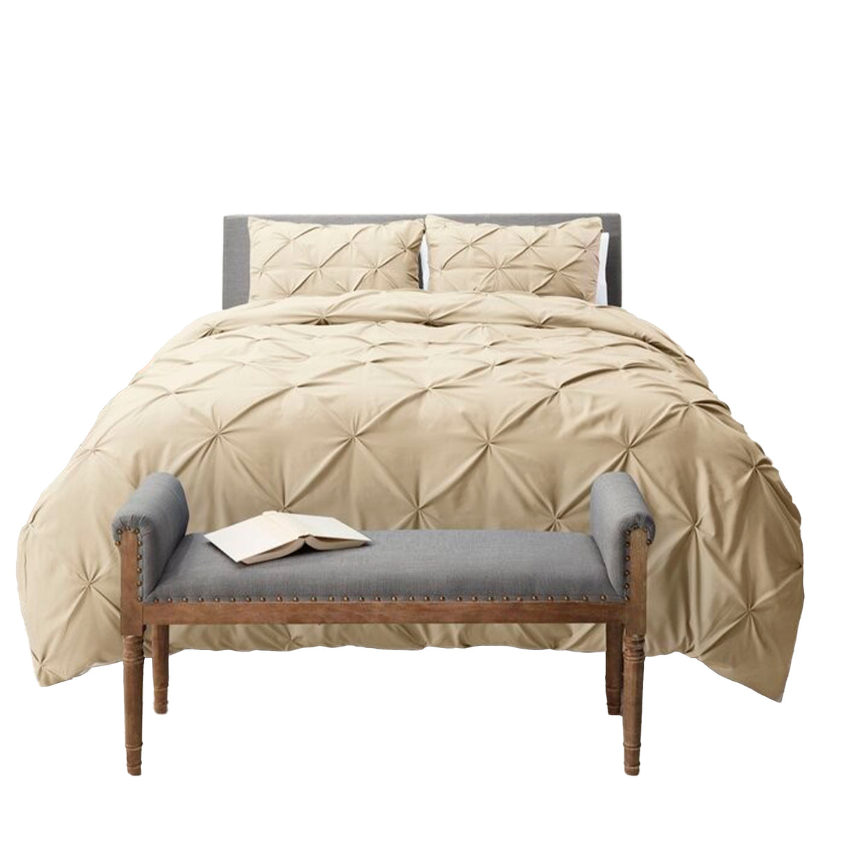 Duvet Duplux Crema Para Cama King 200x190cm - Tendidos y Cubrelechos | Bylmo