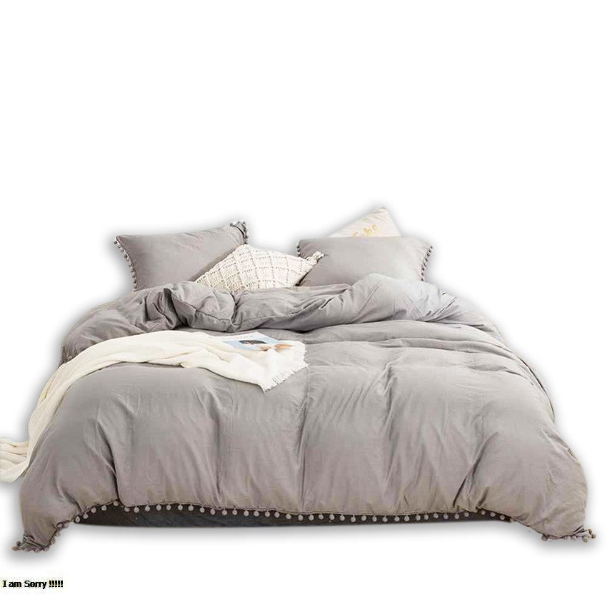 Edredón Boress Gris Para Cama Sencilla 90x190cm - Tendidos y Cubrelechos | Bylmo