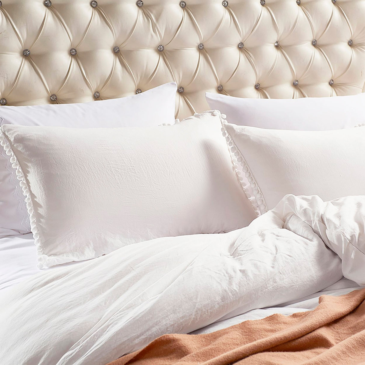 Edredón Boress Blanco Para Cama Sencilla 90x190cm - Tendidos y Cubrelechos | Bylmo