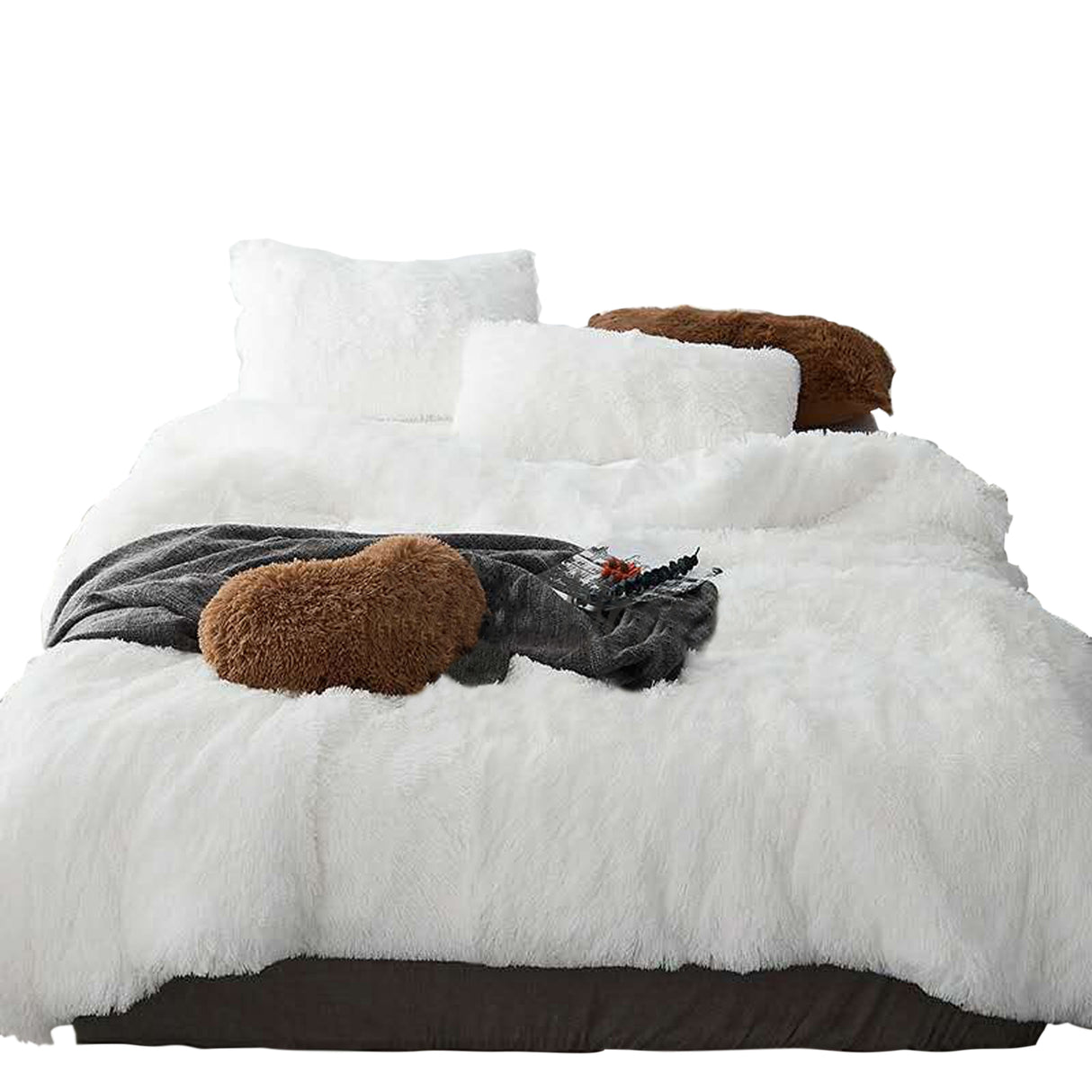 Edredón Fabre Blanco Crema Para Cama Sencilla 90x190cm - Tendidos y Cubrelechos | Bylmo