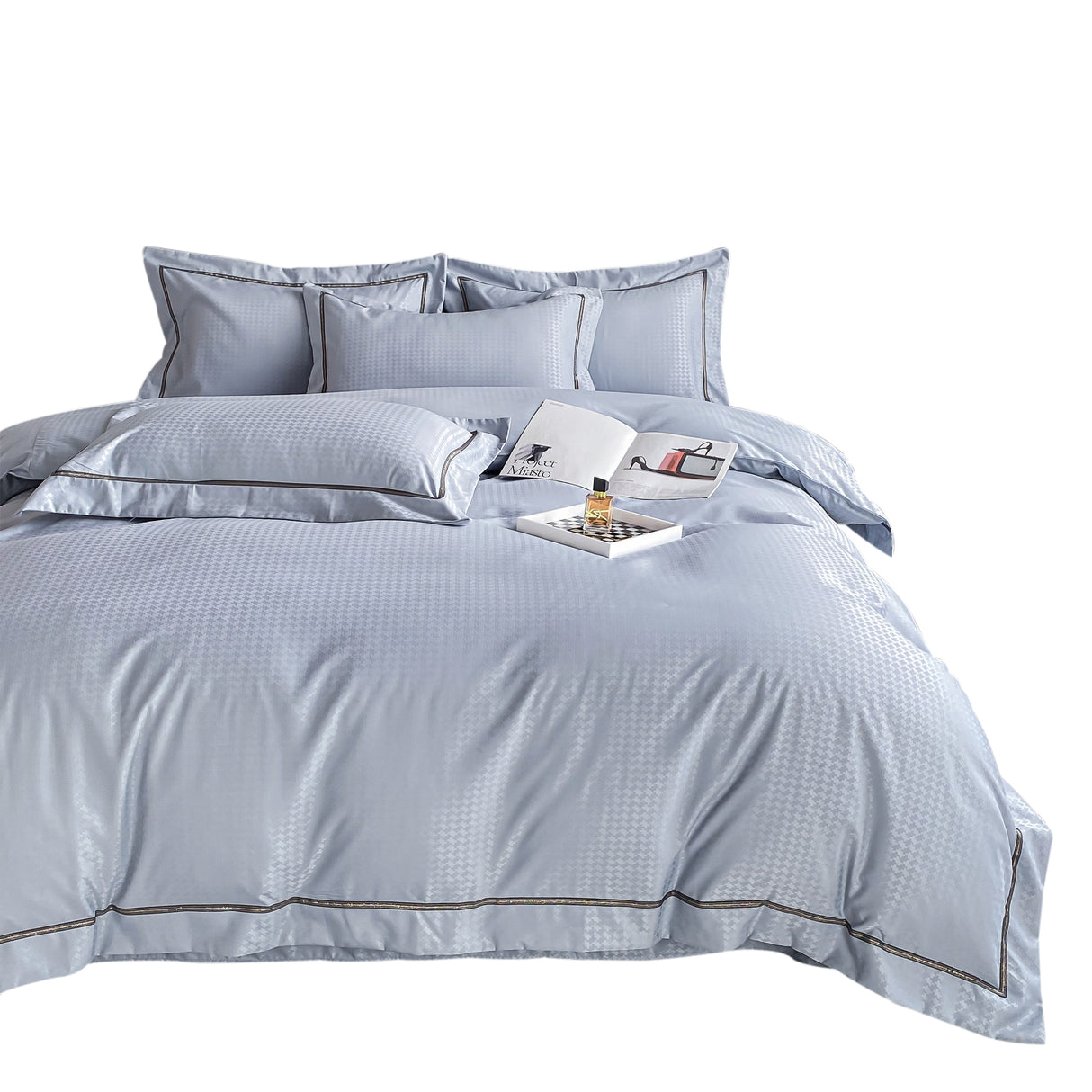 Duvet Unic Azul Celeste Para Cama Doble 140x190cm Acolchado - Tendidos y Cubrelechos | Bylmo