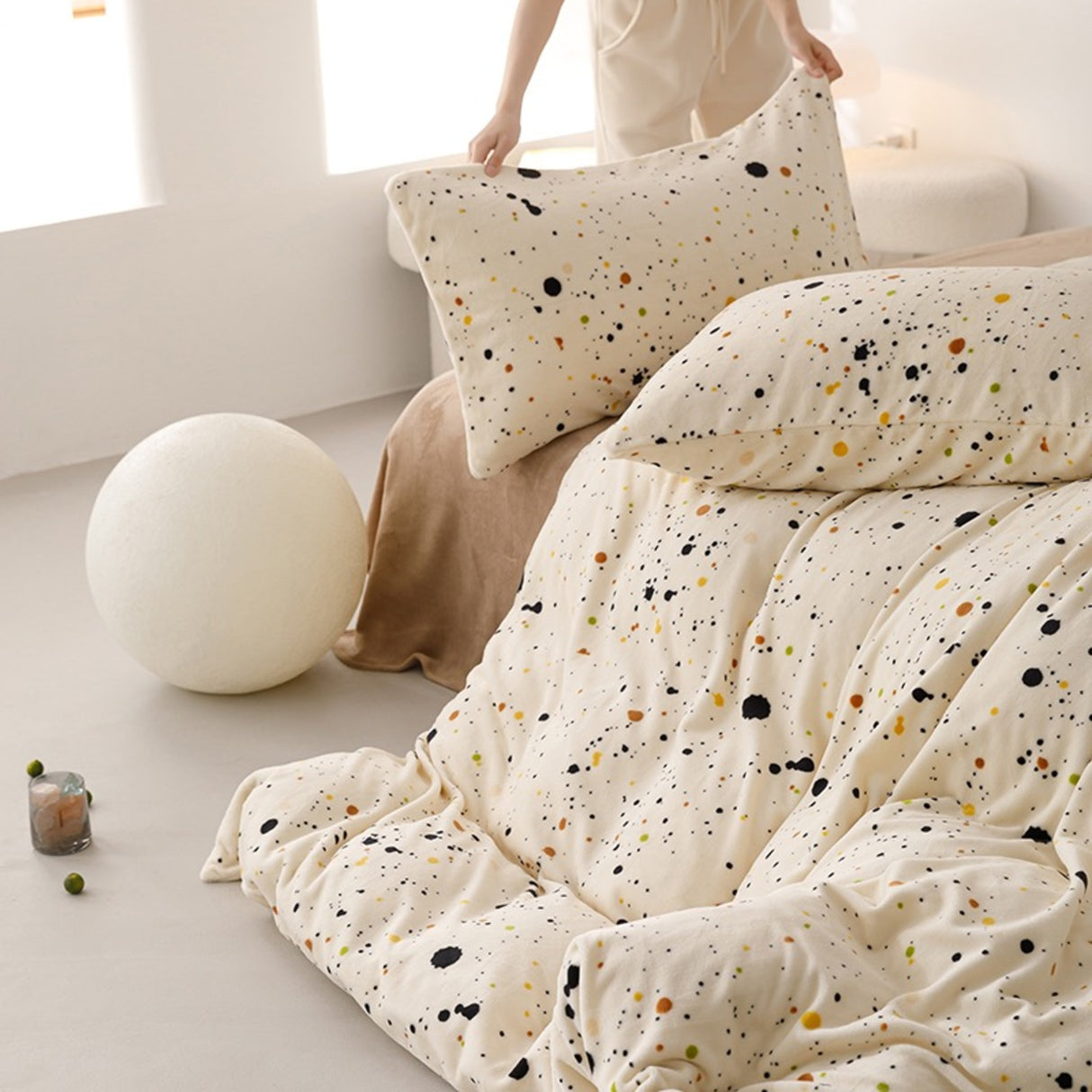 Duvet DiCow Blanco Para Cama Doble 140x190cm Acolchado - Tendidos y Cubrelechos | Bylmo