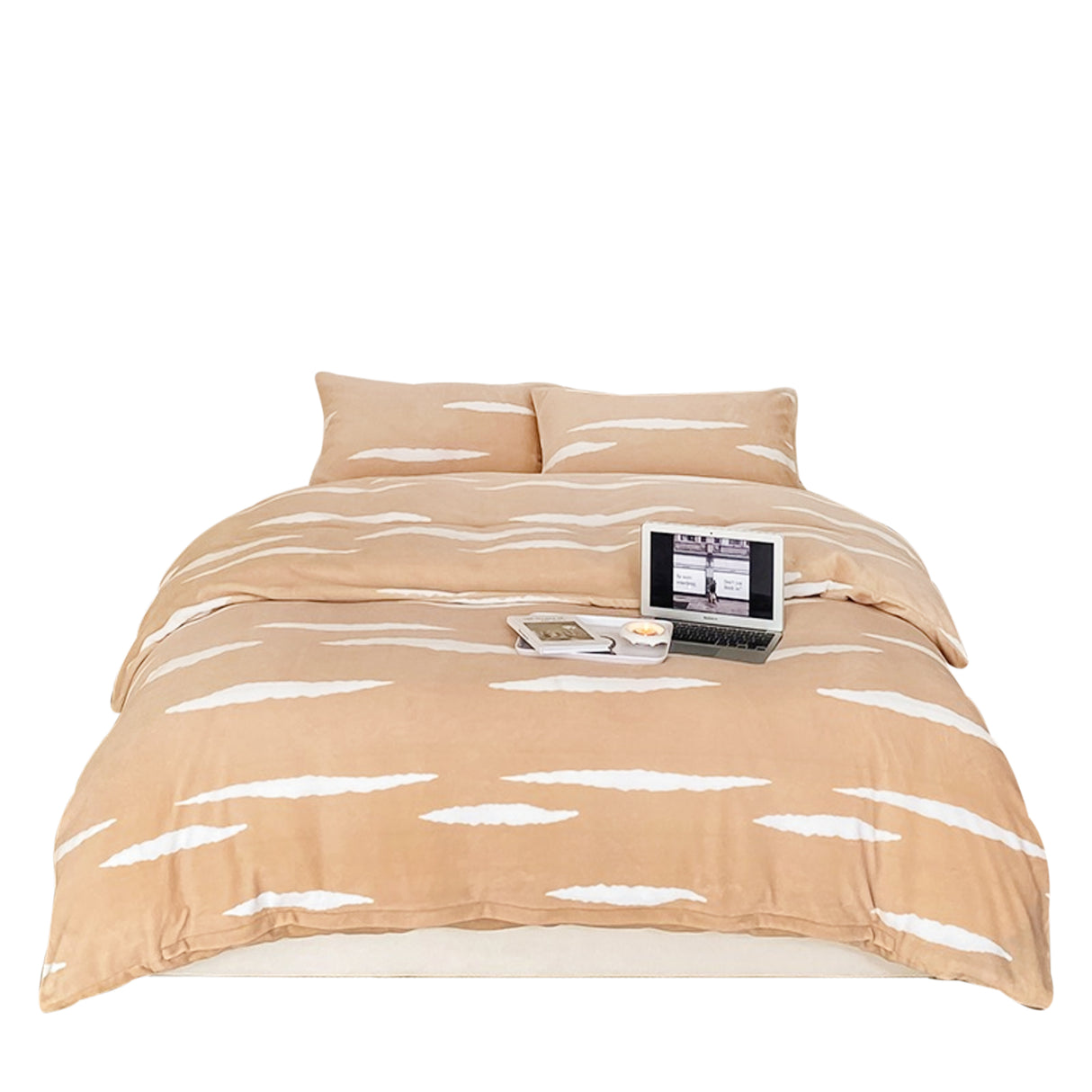 Duvet DiOrange palo de rosa Para Cama Queen 160x190cm Sin Acolchado - Tendidos y Cubrelechos | Bylmo