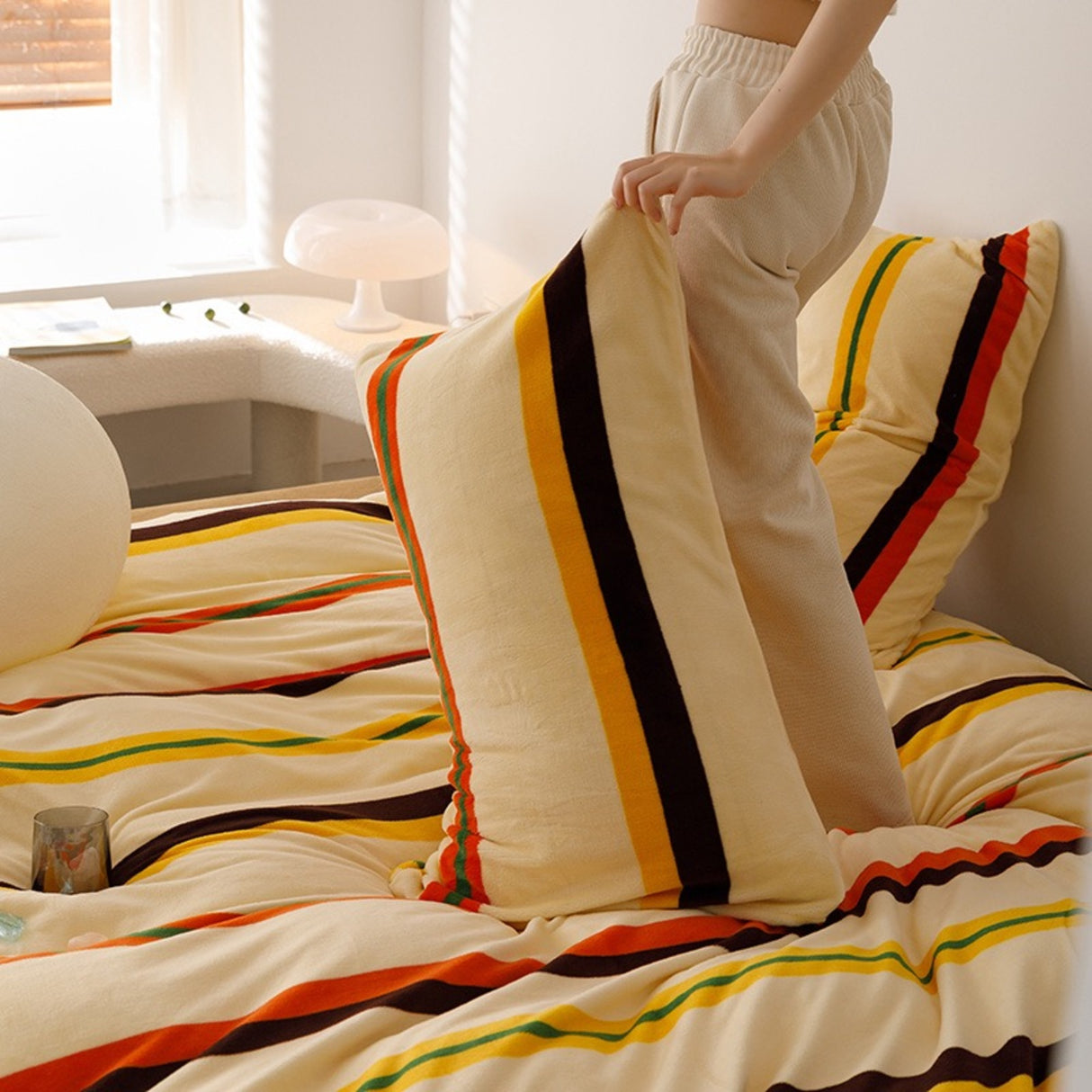 Duvet DiTerra Terracota Para Cama Queen 160x190cm Sin Acolchado - Tendidos y Cubrelechos | Bylmo