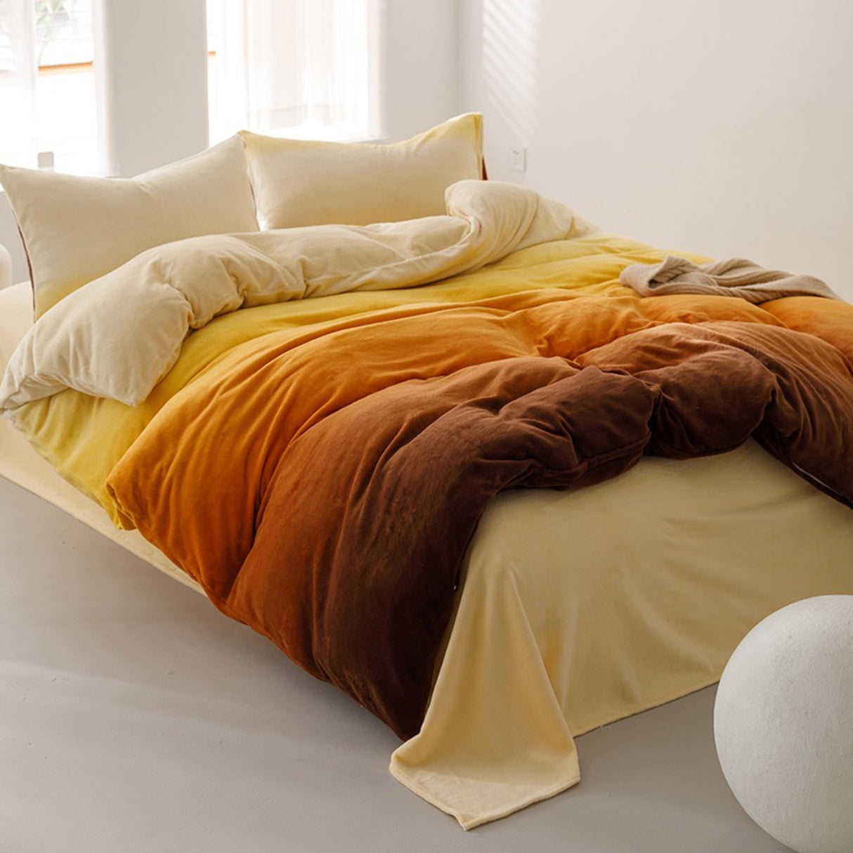 Duvet DiFlan Cafe Para Cama Doble 140x190cm Sin Acolchado - Tendidos y Cubrelechos | Bylmo